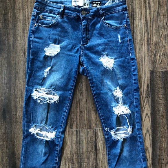 Garage High Waisted Ripped Jeans - Picture 3 of 10